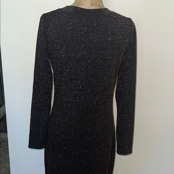 Loft Elegant Black/Glitter Women's Dress - Picture 5 of 6